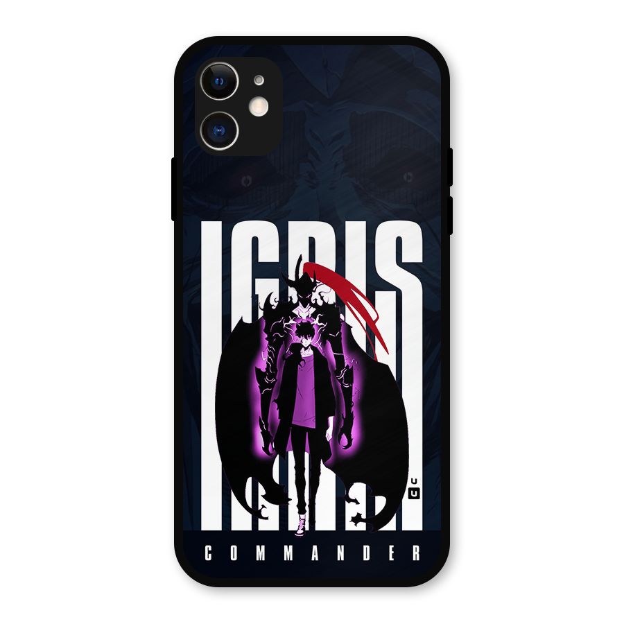 Commander Igris Metal Back Case for iPhone 11