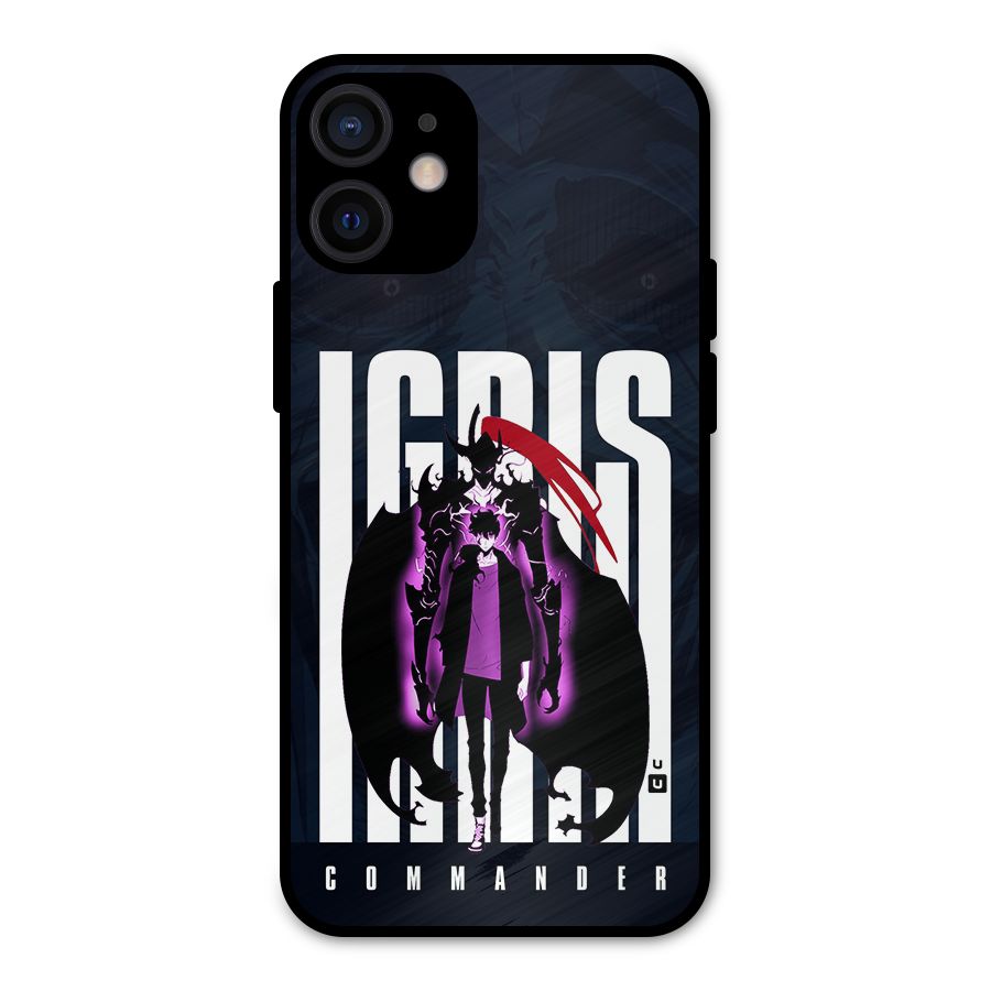 Commander Igris Metal Back Case for iPhone 12 Mini