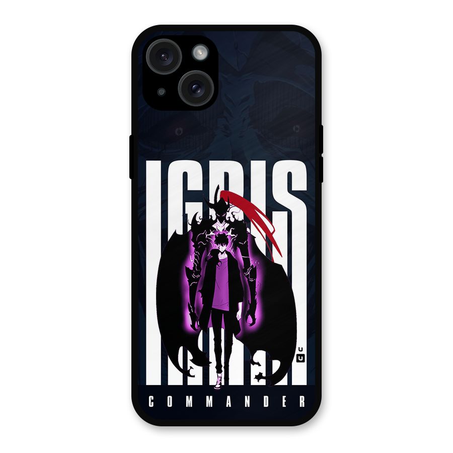 Commander Igris Metal Back Case for iPhone 15 Plus