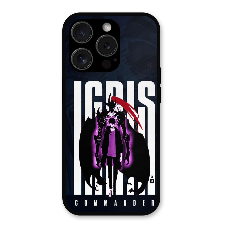 Commander Igris Metal Back Case for iPhone 15 Pro