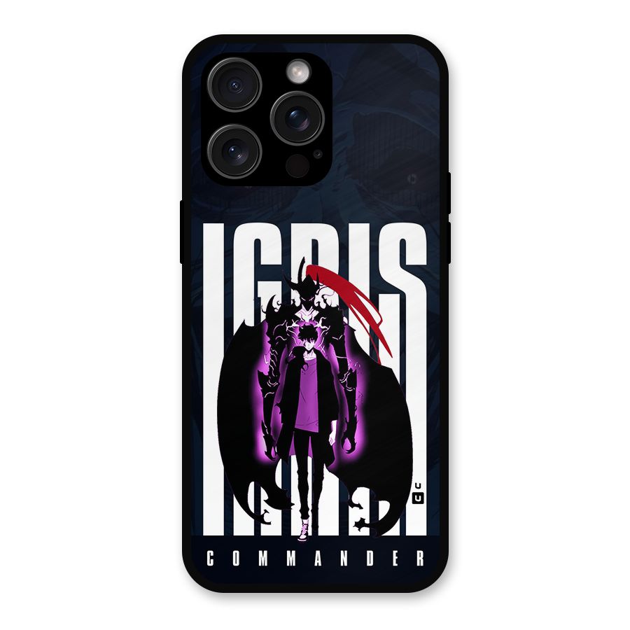 Commander Igris Metal Back Case for iPhone 15 Pro Max
