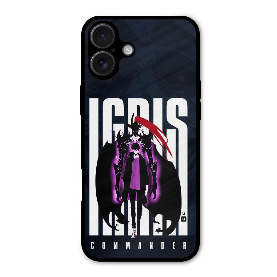Commander Igris Metal Back Case for iPhone 16 Plus
