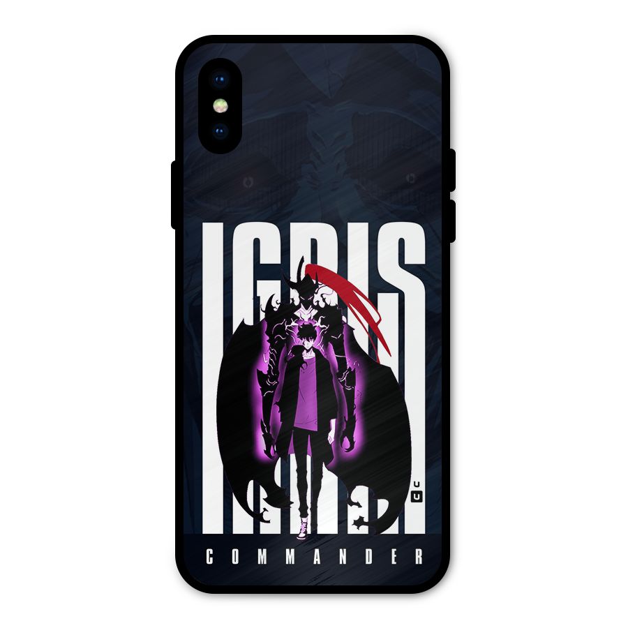 Commander Igris Metal Back Case for iPhone X
