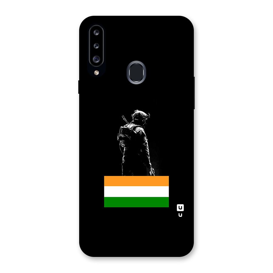 Commando Respect Back Case for Galaxy A20s