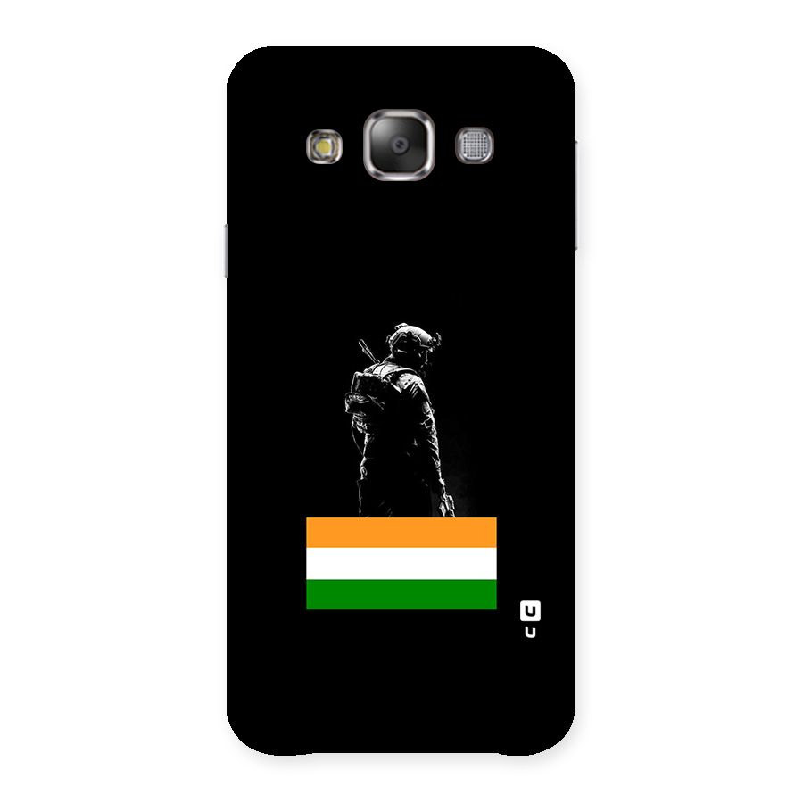 Commando Respect Back Case for Galaxy E7