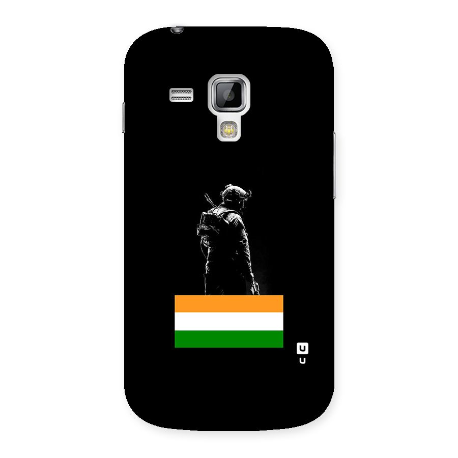 Commando Respect Back Case for Galaxy S Duos