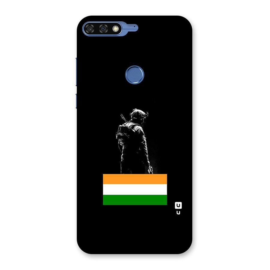 Commando Respect Back Case for Honor 7C