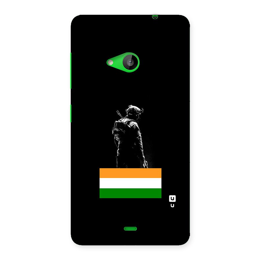Commando Respect Back Case for Lumia 535