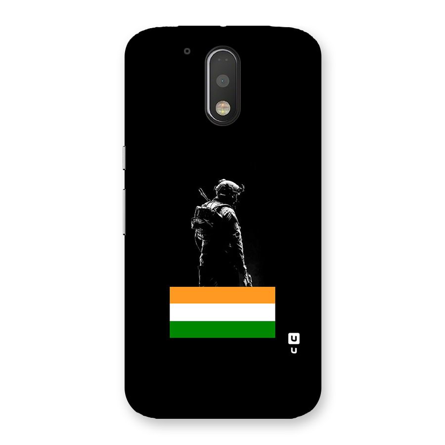 Commando Respect Back Case for Moto G4 Plus