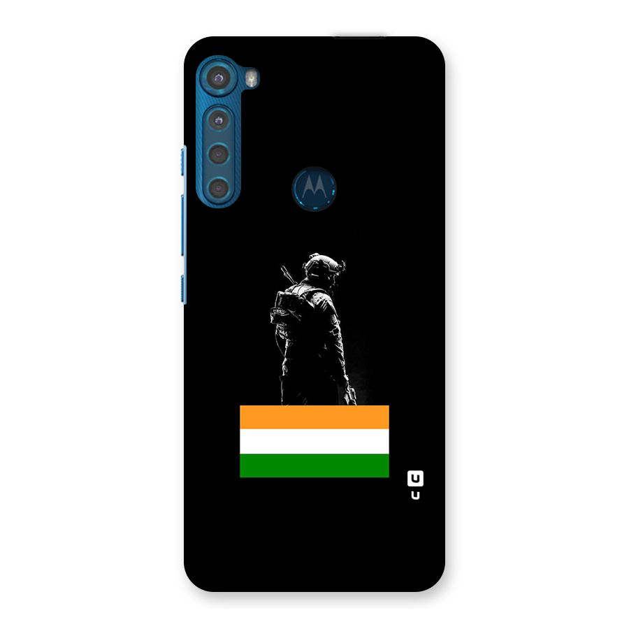 Commando Respect Back Case for Motorola One Fusion Plus