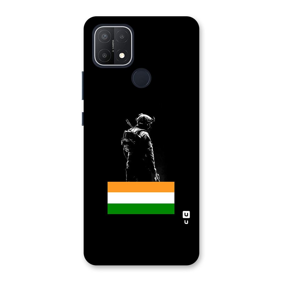 Commando Respect Back Case for Oppo A15