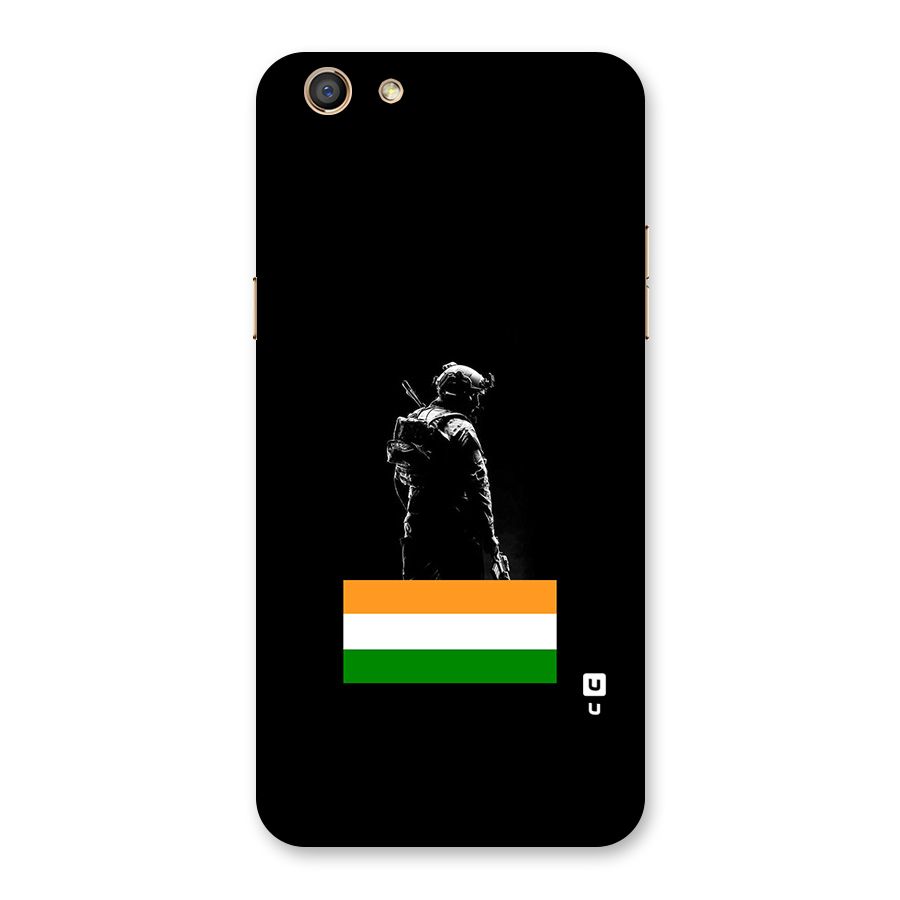 Commando Respect Back Case for Oppo F3