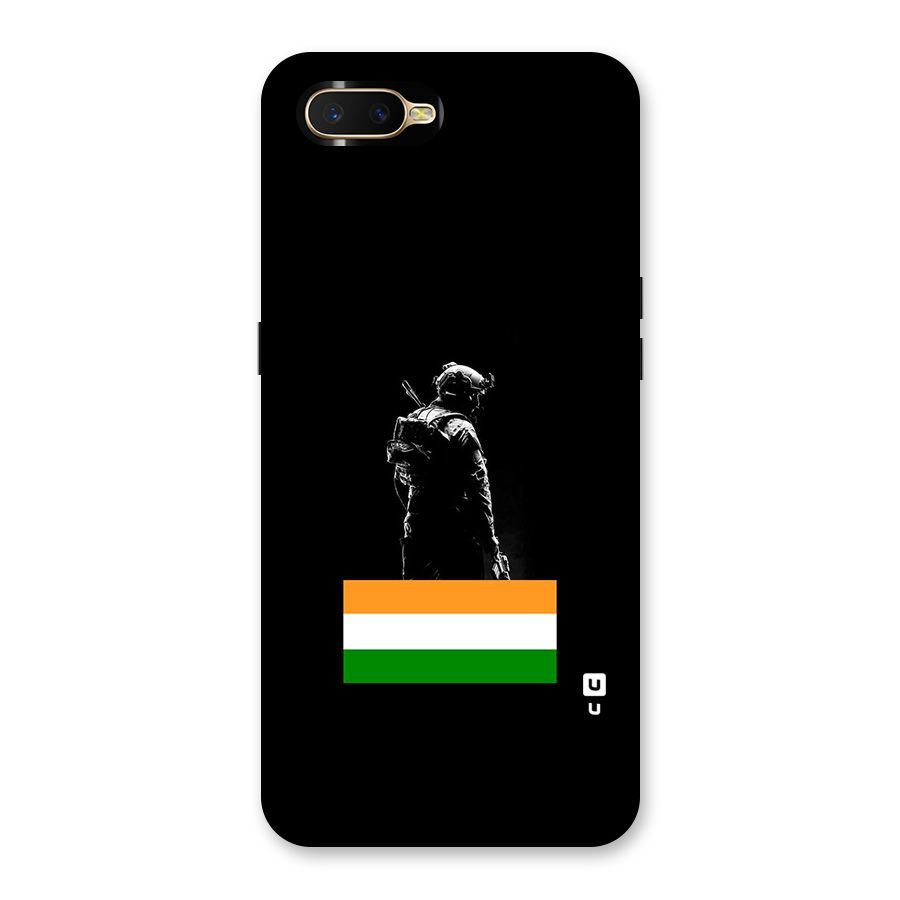 Commando Respect Back Case for Oppo K1