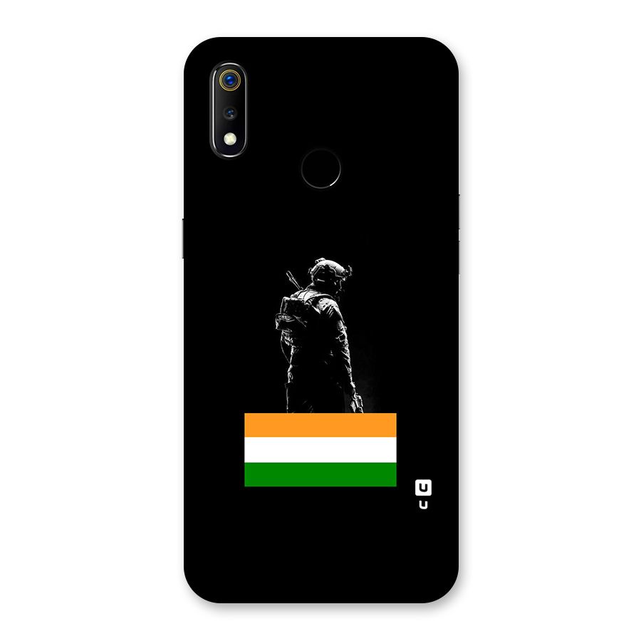Commando Respect Back Case for Realme 3