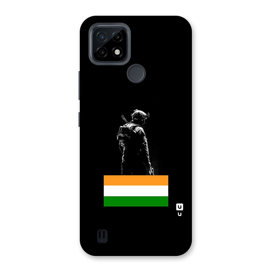 Commando Respect Back Case for Realme C21