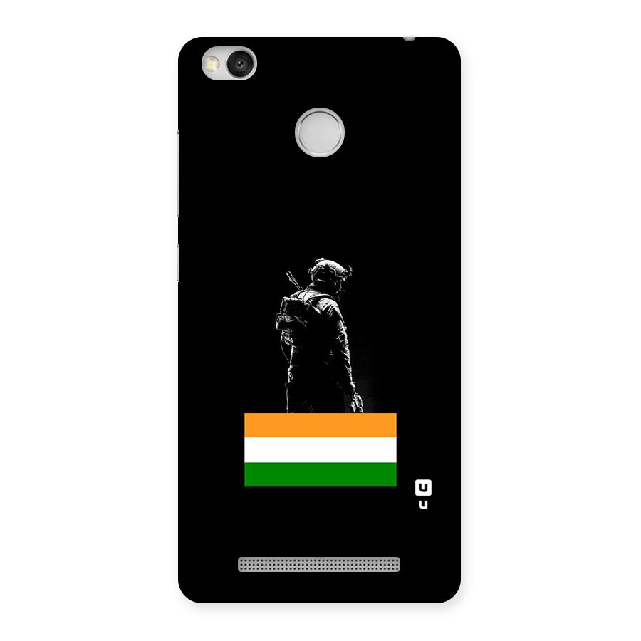 Commando Respect Back Case for Redmi 3S Prime