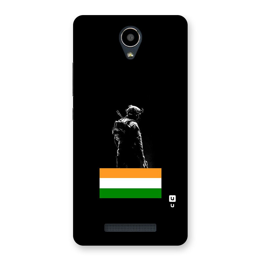 Commando Respect Back Case for Redmi Note 2