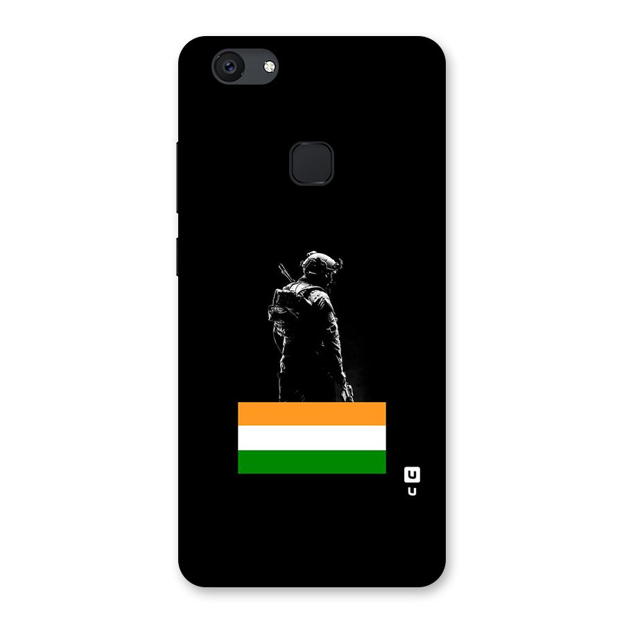 Commando Respect Back Case for Vivo V7 Plus