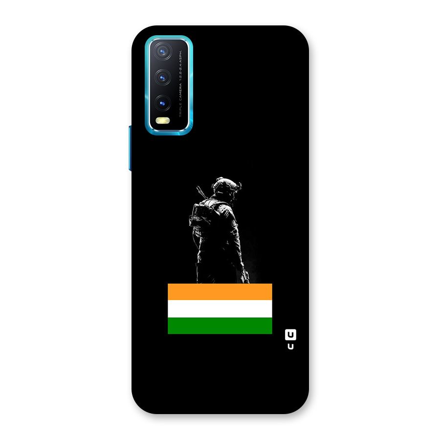 Commando Respect Back Case for Vivo Y20
