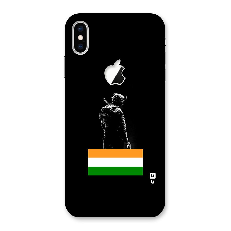 Commando Respect Back Case for iPhone XS Max Apple Cut
