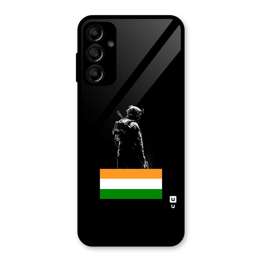 Commando Respect Glass Back Case for Galaxy A14 5G
