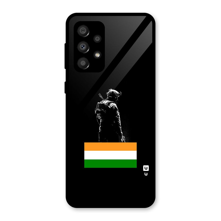 Commando Respect Glass Back Case for Galaxy A32