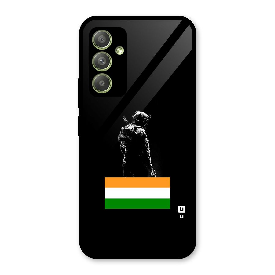 Commando Respect Glass Back Case for Galaxy A54