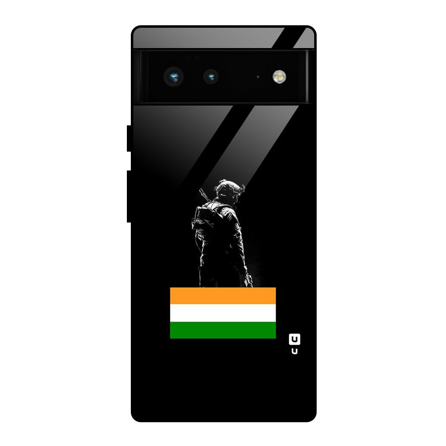 Commando Respect Glass Back Case for Google Pixel 6