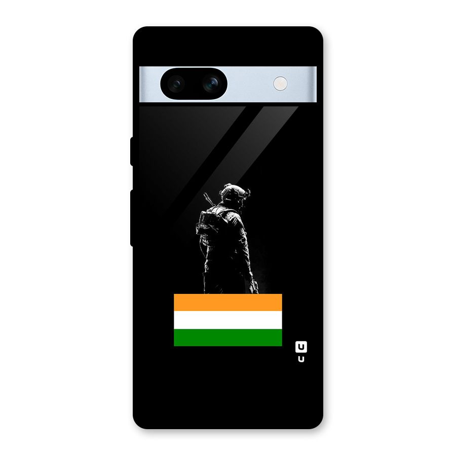 Commando Respect Glass Back Case for Google Pixel 7a
