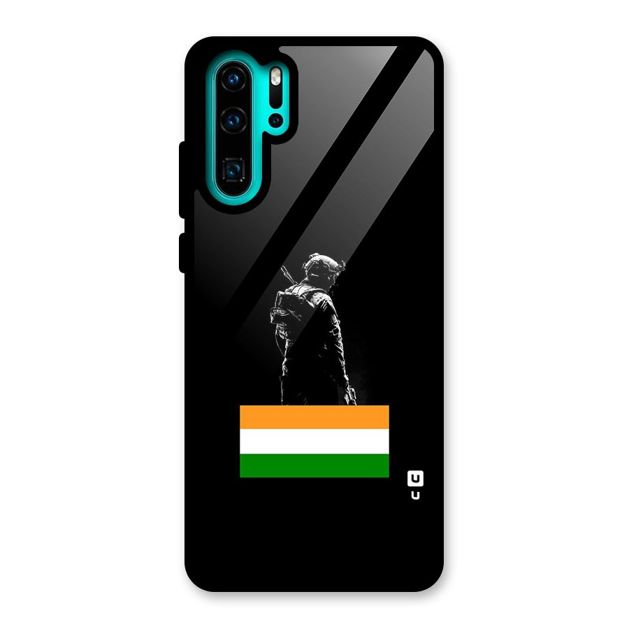 Commando Respect Glass Back Case for Huawei P30 Pro