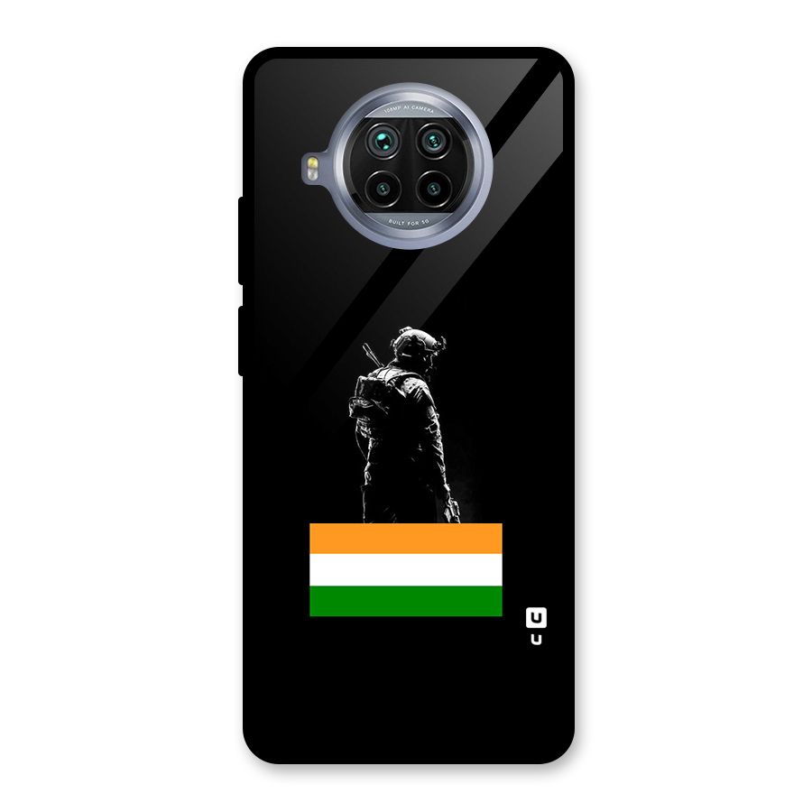 Commando Respect Glass Back Case for Mi 10i