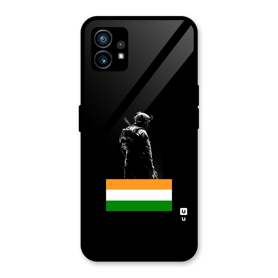 Commando Respect Glass Back Case for Nothing Phone 1