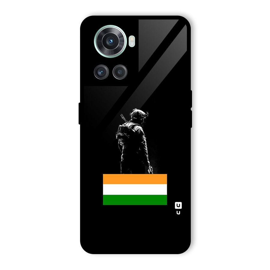 Commando Respect Glass Back Case for OnePlus 10R