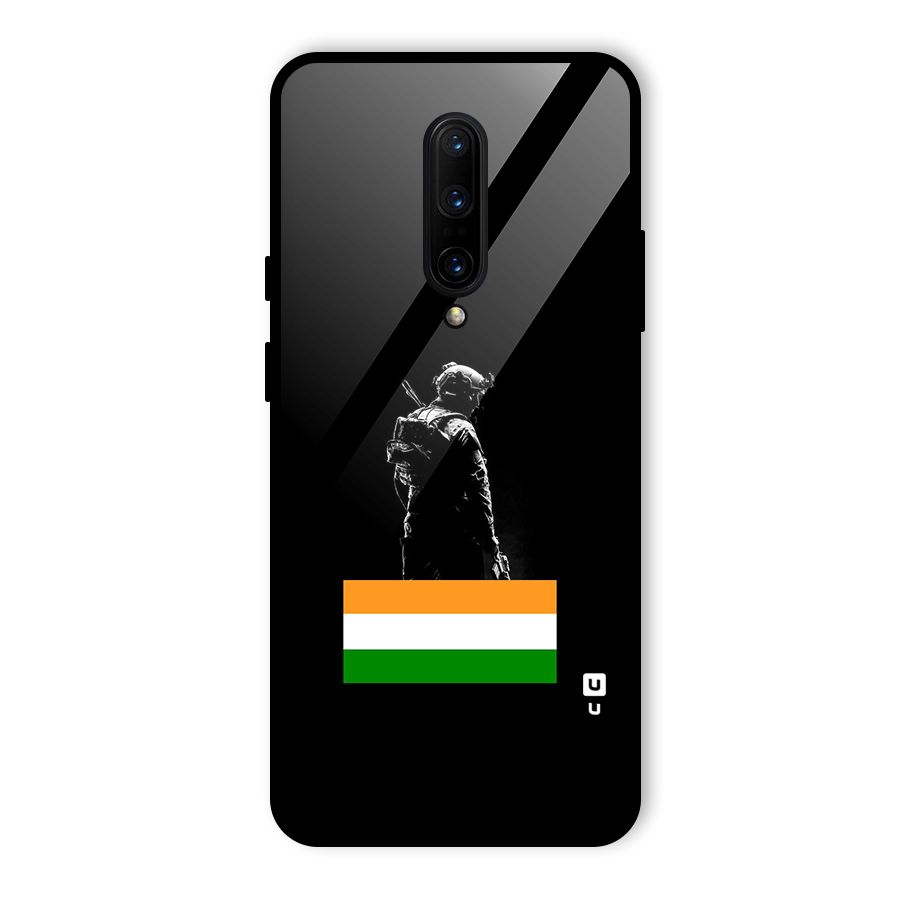 Commando Respect Glass Back Case for OnePlus 7 Pro