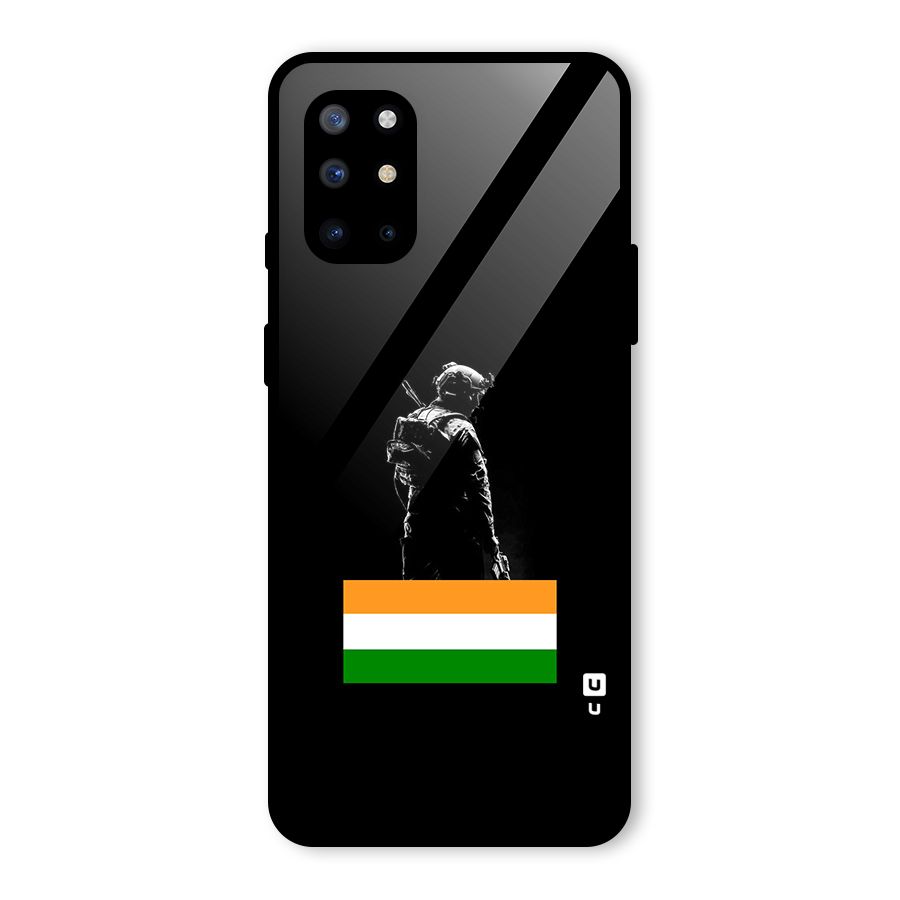 Commando Respect Glass Back Case for OnePlus 8T