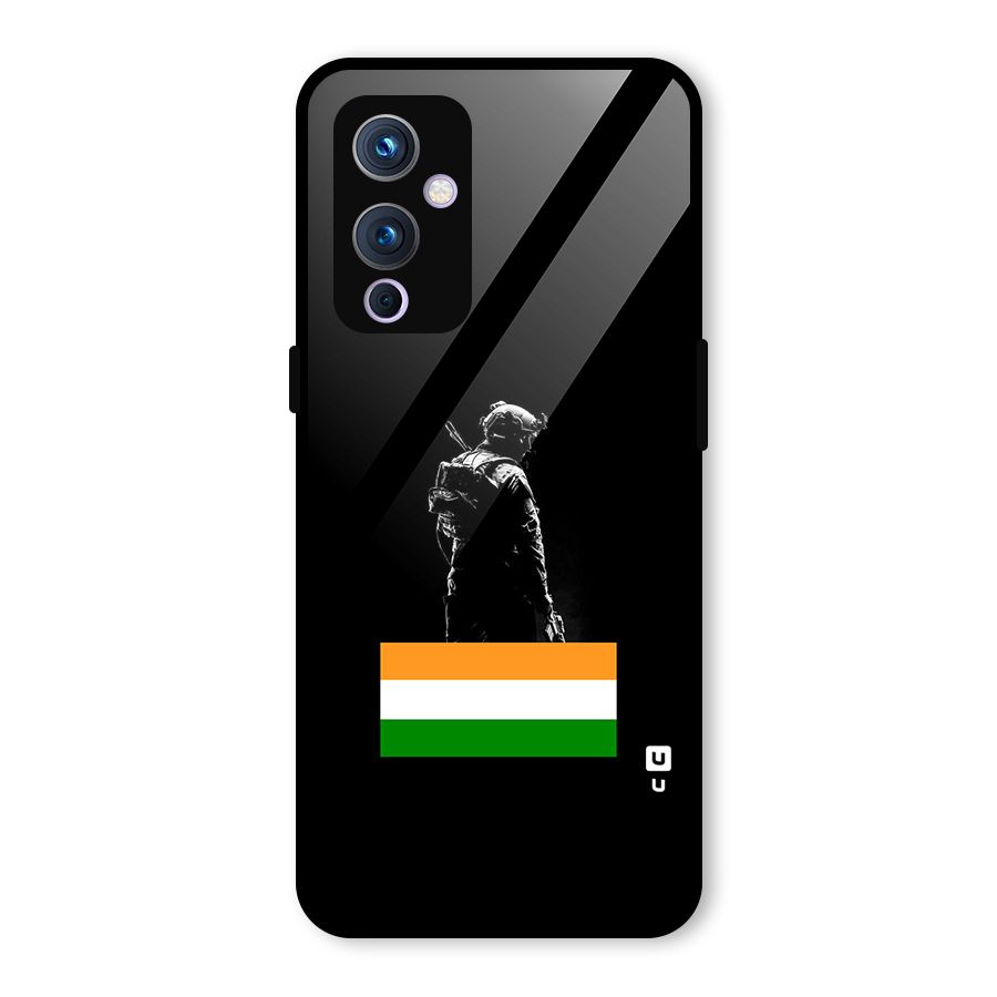 Commando Respect Glass Back Case for OnePlus 9