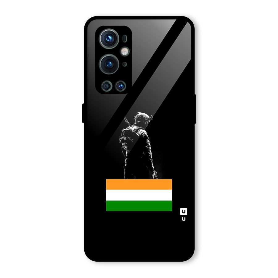 Commando Respect Glass Back Case for OnePlus 9 Pro