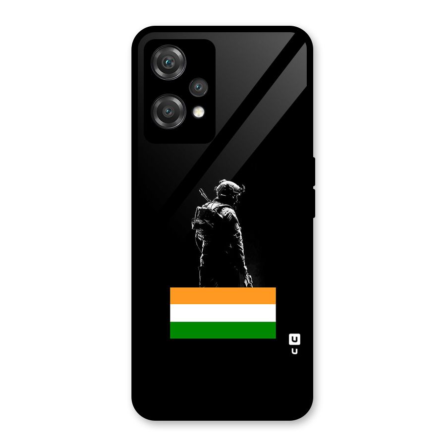 Commando Respect Glass Back Case for OnePlus Nord CE 2 Lite 5G