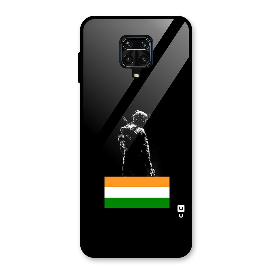 Commando Respect Glass Back Case for Poco M2 Pro