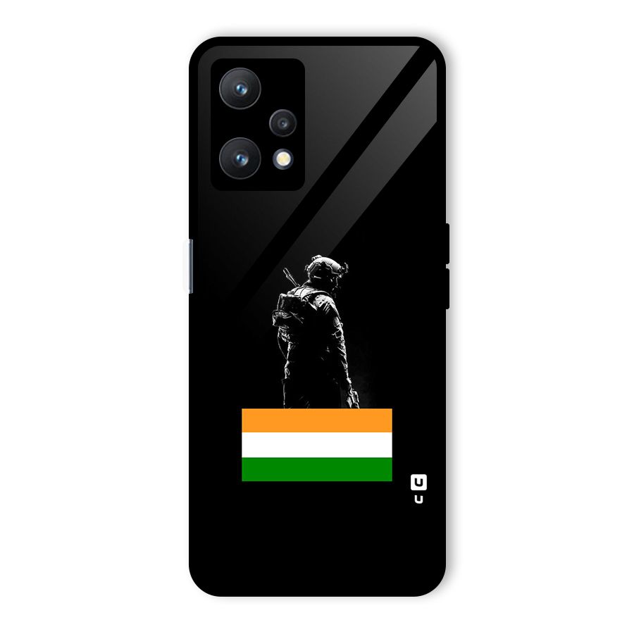 Commando Respect Glass Back Case for Realme 9 Pro 5G