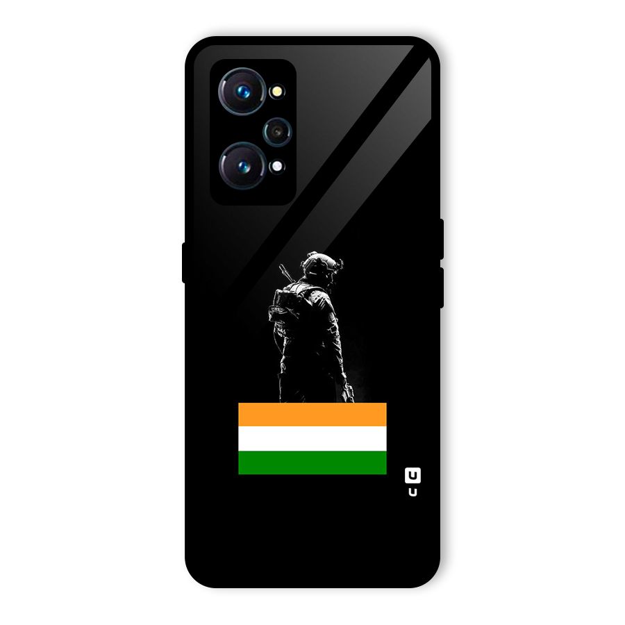 Commando Respect Glass Back Case for Realme GT Neo2