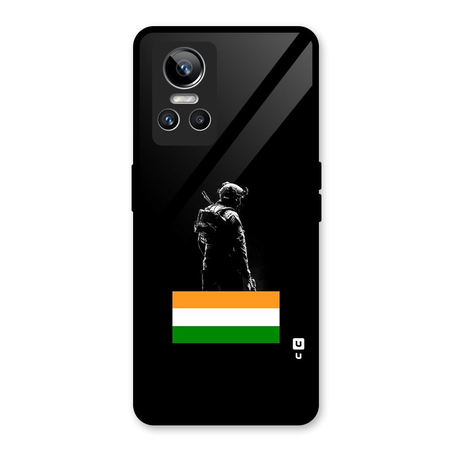 Commando Respect Glass Back Case for Realme GT Neo 3