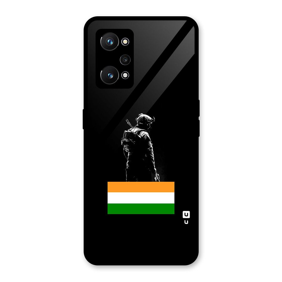 Commando Respect Glass Back Case for Realme GT Neo 3T