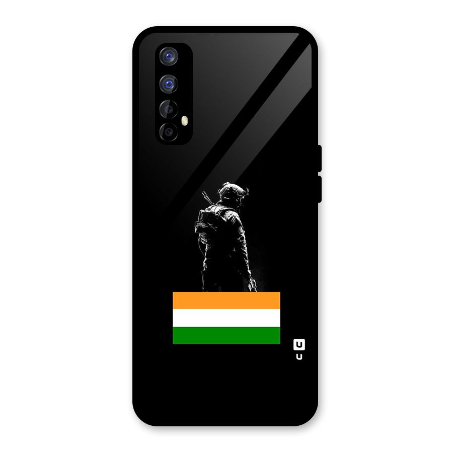 Commando Respect Glass Back Case for Realme Narzo 20 Pro