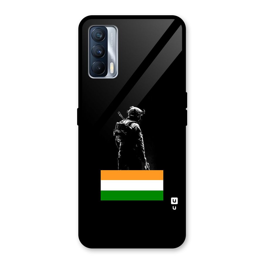 Commando Respect Glass Back Case for Realme X7
