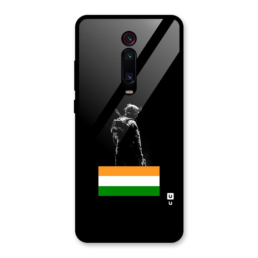 Commando Respect Glass Back Case for Redmi K20