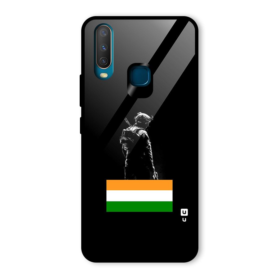 Commando Respect Glass Back Case for Vivo U10