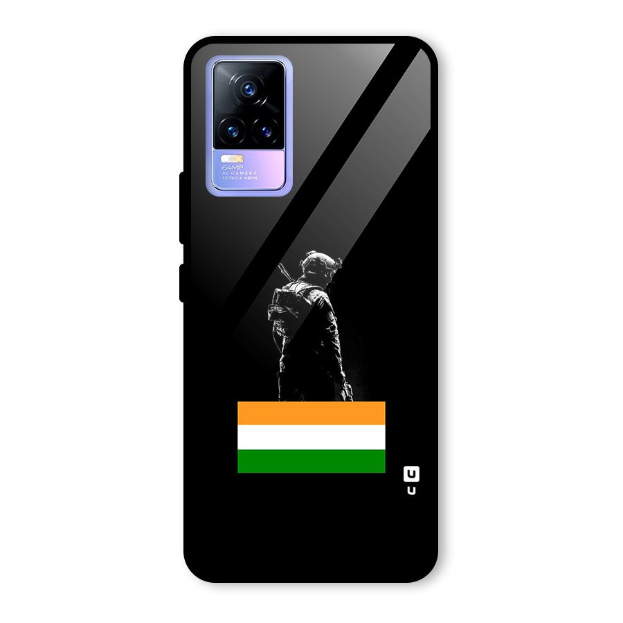 Commando Respect Glass Back Case for Vivo Y73