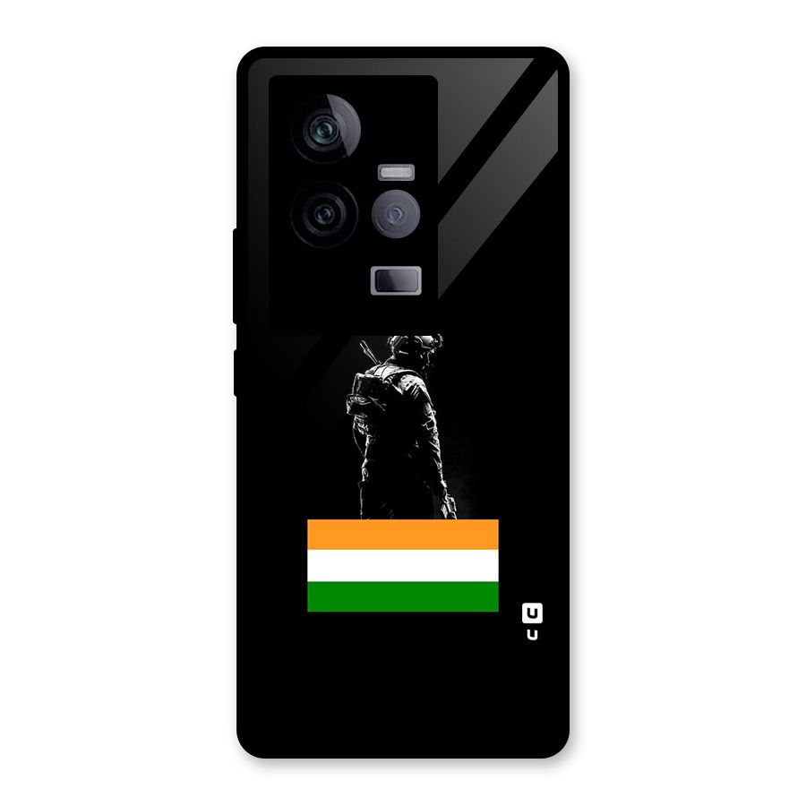 Commando Respect Glass Back Case for Vivo iQOO 11 5G