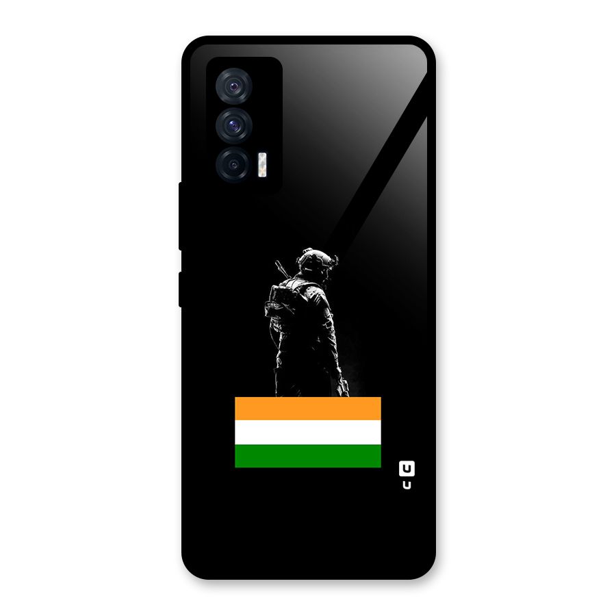 Commando Respect Glass Back Case for Vivo iQOO 7 5G